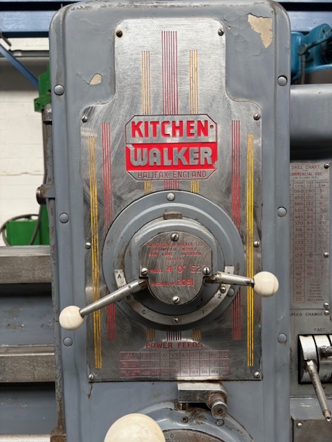Kitchen & Walker E2 4'6" Radial Drill - Image 7